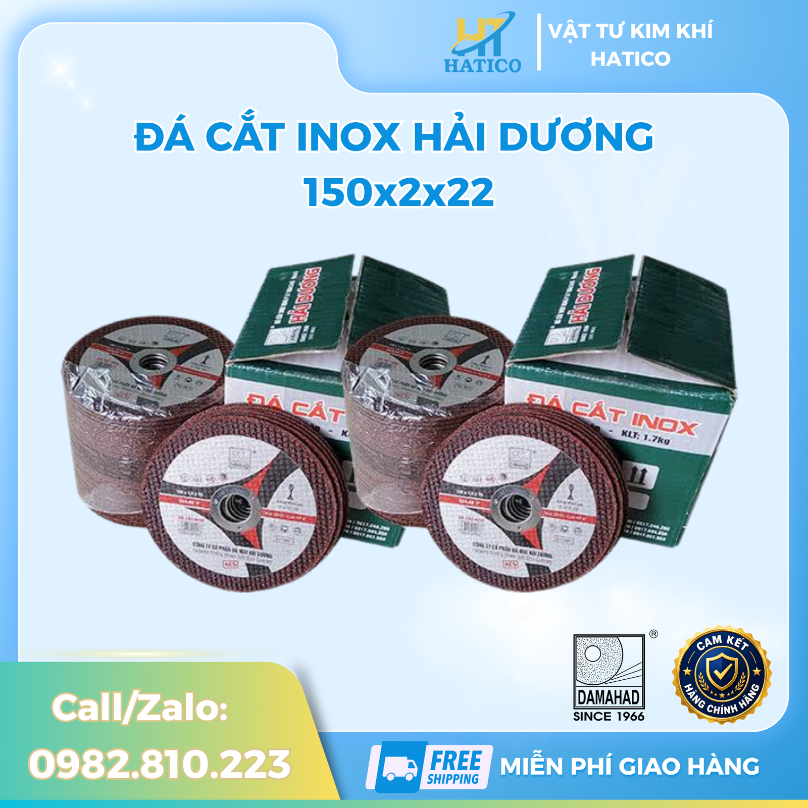 Đá Cắt Inox Hải Dương 150x2x22 - ảnh 2