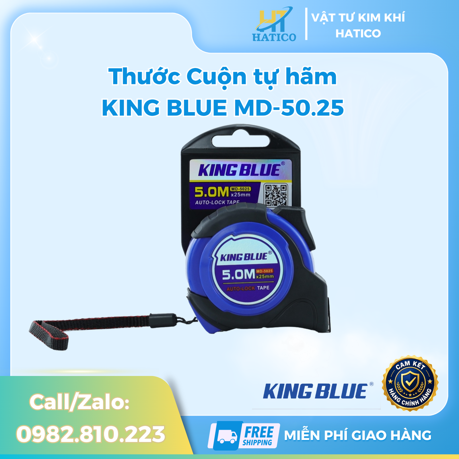 Thước Cuộn tự hãm KING BLUE MD-50.25