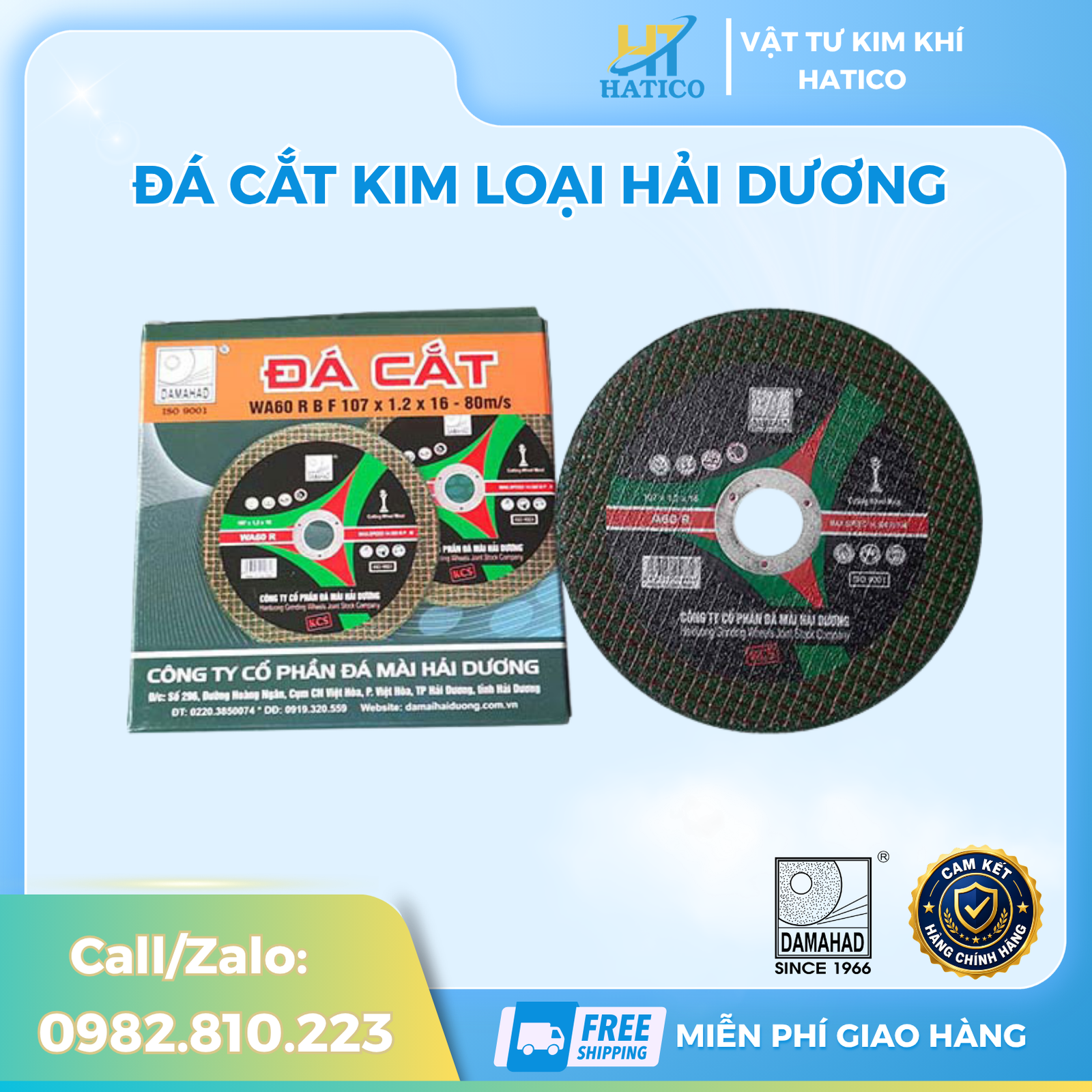 đá cắt kim loại hải dương